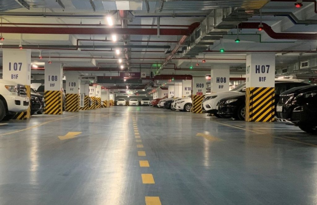 Phí đỗ xe máy, ô tô chung cư The Matrix Premium là bao nhiêu? 3 Hầm để xe – Ảnh minh họa
