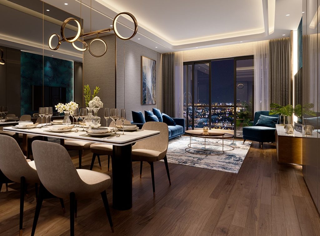Mặt bằng The Matrix One Premium - Chủ đầu tư MIK Group 31 Phối cảnh căn hộ 4 Phòng ngủ The Matrix Premium