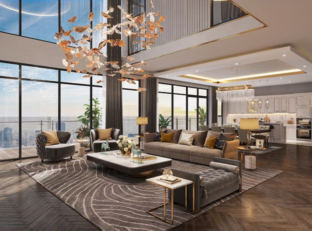 Mặt bằng The Matrix One Premium - Chủ đầu tư MIK Group 30 Phối cảnh căn hộ Duplex The Matrix Premium